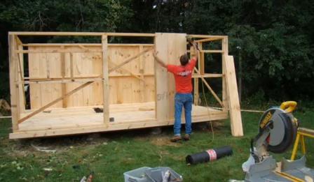 Строим деревянный домик