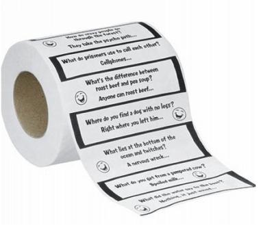Туалетная бумага с анекдотами