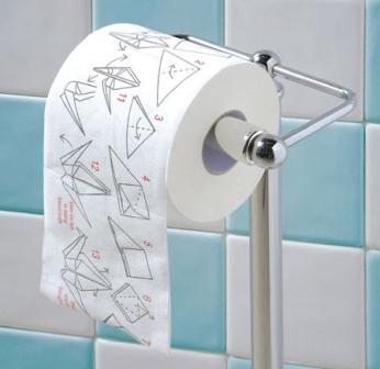 Туалетная бумага оригами лебедь