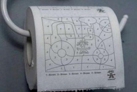 Туалетная бумага детская раскраска