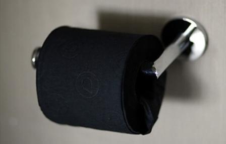 Туалетная бумага черного цвета