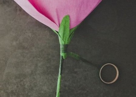 роза поделка из бумаги