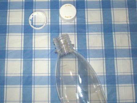 Светильник из бутылки